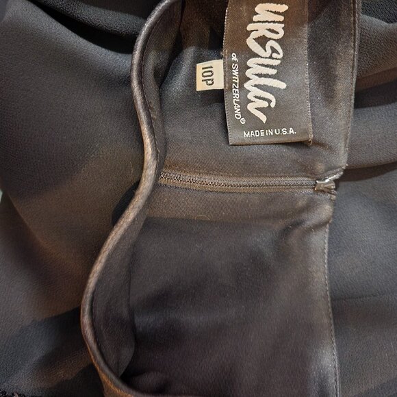 Black Dress with sequins. Formal: Wedding, Etc. - Picture 3 of 4